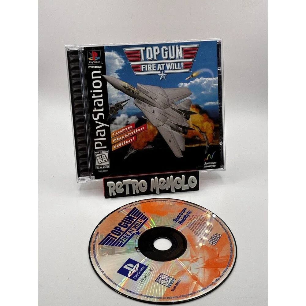 Top Gun: Fire at Will (PlayStation 1 PS1) CIB COMPLETE